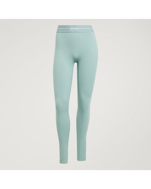 Adidas Blue Hyperglam Full Length Leggings