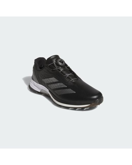 Adidas Black Adizero Zg Lo Boa Spikeless Golf Shoes for men