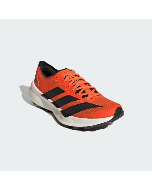 Adidas Red Terrex Agravic Speed 2 Trail Running Shoes for men