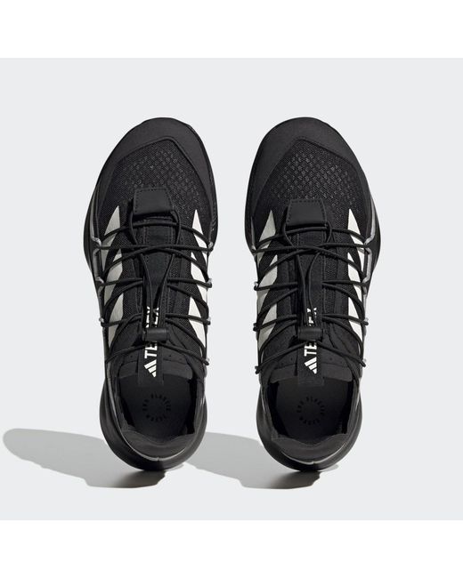 Adidas Originals Black Terrex Voyager 21 Heat.Rdy Shoes (Core/Chalk/ Two) Shoes for men