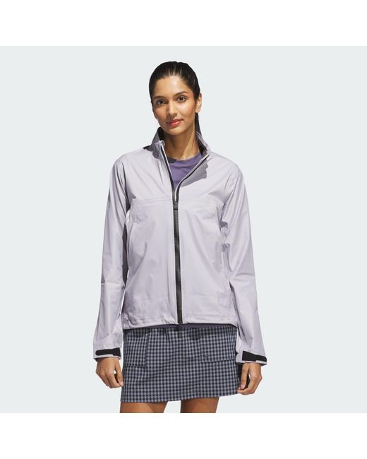 Adidas Purple Ultimate365 Tour Climaproof+ Full-Zip Jacket