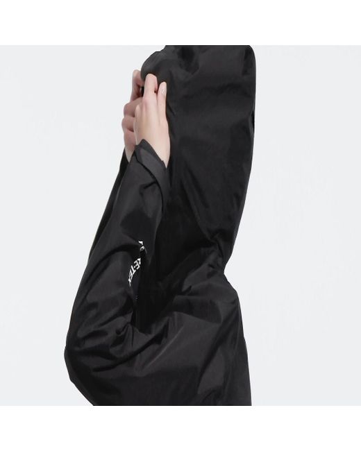 Adidas Originals Black Terrex Xperior Gore-tex Paclite Rain Jacket