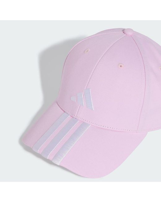 Adidas Purple 3-Stripes New Logo Baseball Cap