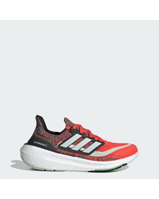 Adidas Red Ultraboost Light Shoes