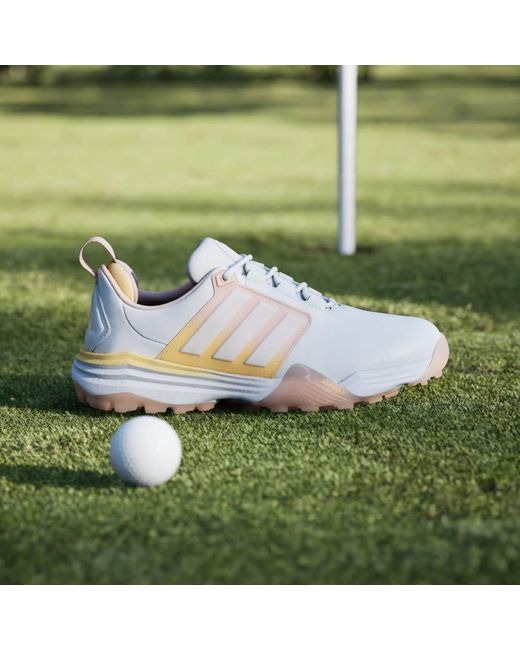 Adidas White Adipower 26 Spikeless Golf Shoes