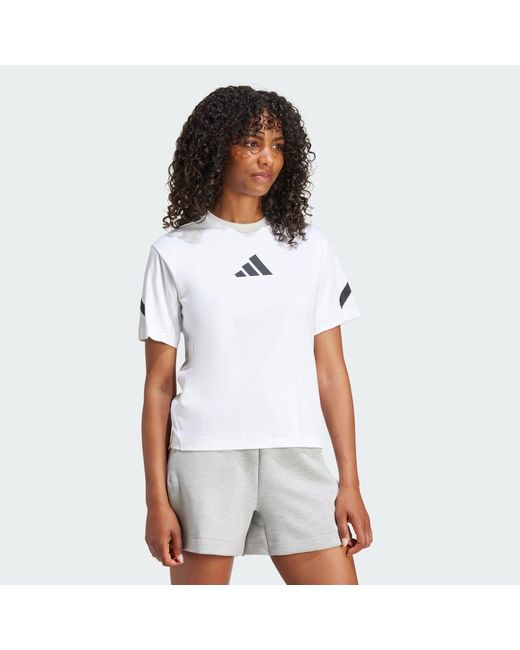 Adidas White Z.N.E. Tee