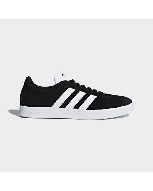 Adidas Black Vl Court 2.0 Shoes