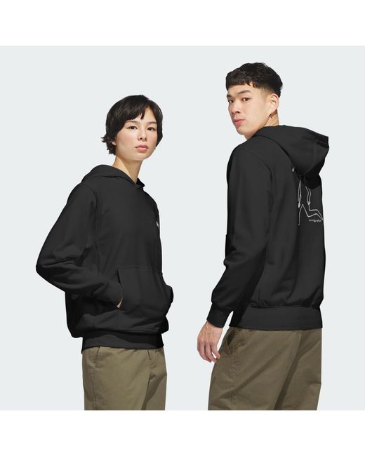 Adidas Black Skateboarding X Mark Gonzales Skate Head Hoodie