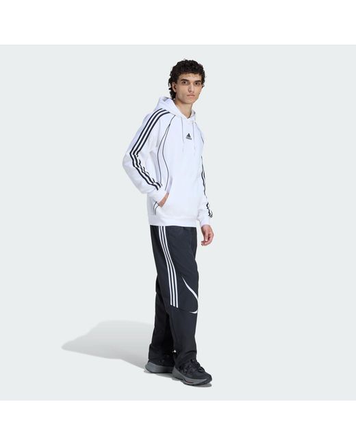 Adidas Blue Adicolor Teamgeist Cut Line Hoodie for men