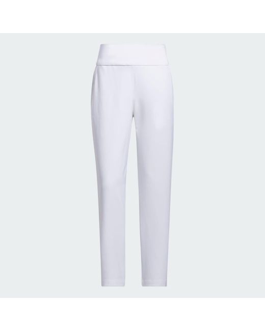 Adidas White Ultimate365 Solid Ankle Trousers