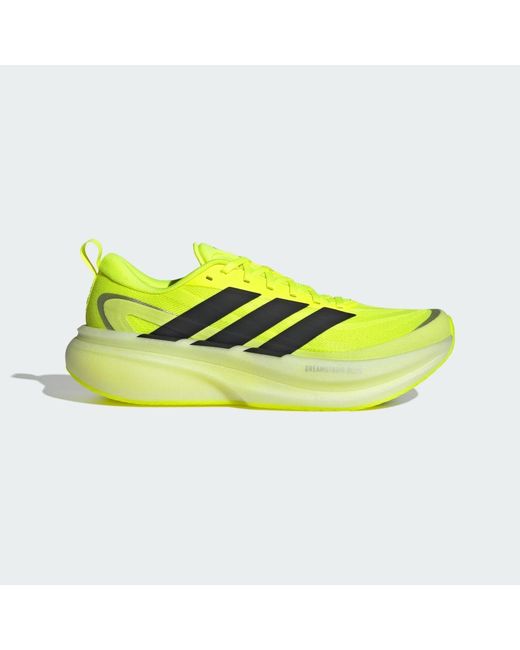 Adidas Yellow Supernova Glide Sneakers for men