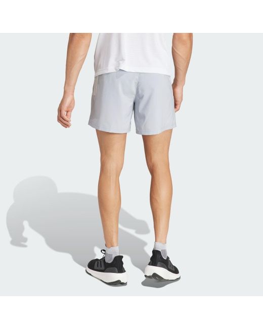 Short Own The Run di Adidas in Blue da Uomo
