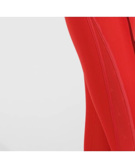 Leggings Optime Mesh Full-Length di Adidas in Red