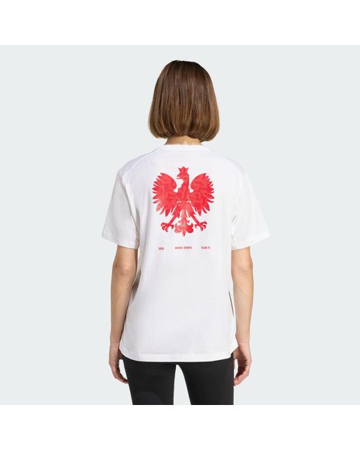 Adidas White Poc Milano T-Shirtw