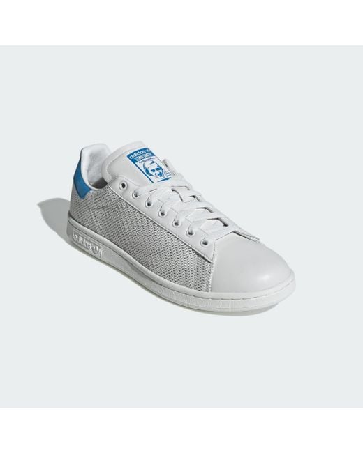 Adidas Blue Stan Smith Lux Shoes