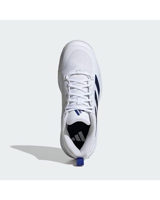 Adidas Blue Court Team Bounce 2.0 Shoes for men