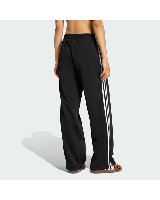 Adidas Black Firebird Loose Track Tracksuit Bottoms