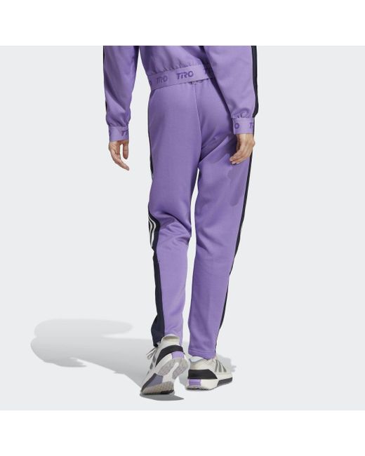 Adidas Purple Tiro Suit-up Advanced Tracksuit Bottoms