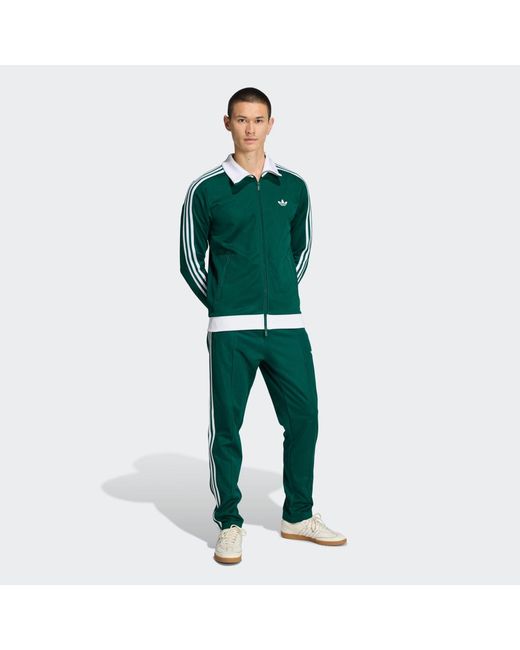 Adidas Green Classic Track Pants for men