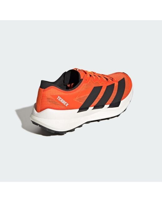 Adidas Red Terrex Agravic Speed 2 Trail Running Shoes for men