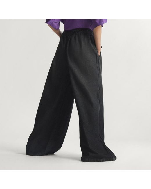 Adidas Purple Denim Trackpants