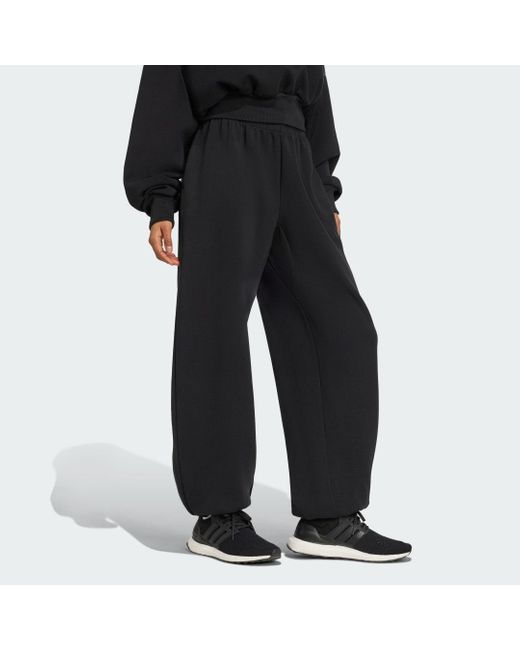 Adidas Black All Szn Soft Lux Lockere Hose