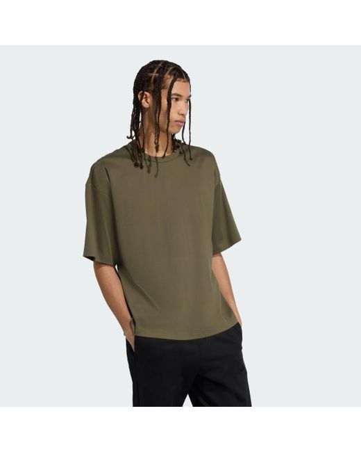 Adidas Soft Lux T-Shirt in Green für Herren