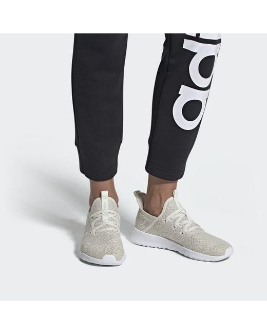 adidas Lace Cloudfoam Pure Shoes in White Lyst adidas Lace Cloudfoam Pure Shoes in White Lyst
