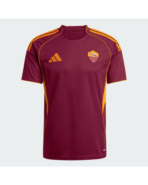 Adidas Red As Roma 25/26 Home Jersey for men