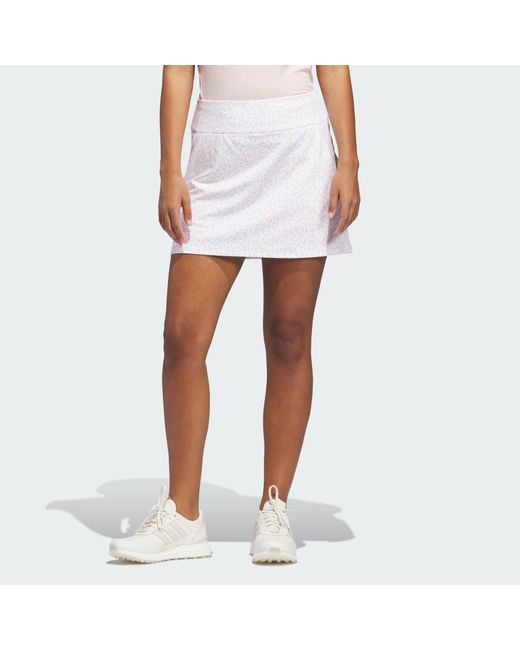 Adidas Originals White Ultimate365 Printed Knit Skort