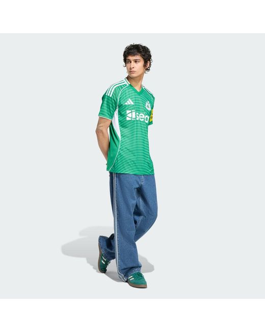 Adidas Green Newcastle United Fc 25/26 Away Jersey for men