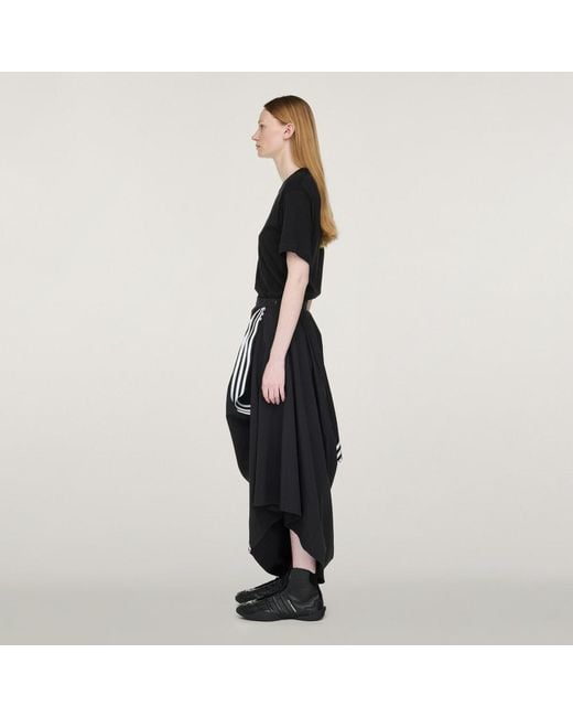 Adidas Black Y-3 Nylon Skirt 3-Stripes