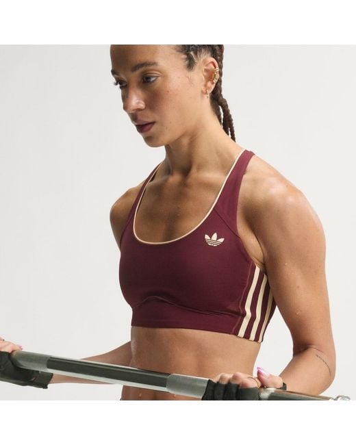 Adidas Red Originals Sport Medium Support Bra