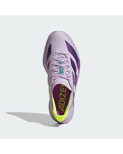 Adidas Purple Adizero Adios Pro 4 Running Shoes