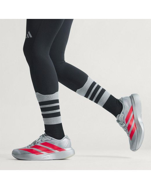 Adidas Gray Adizero Evo Sl Shoes