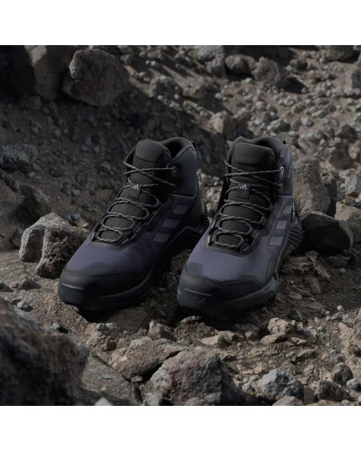 Adidas Blue Eastrail 2.0 Mid Rain.Rdy Hiking Shoes