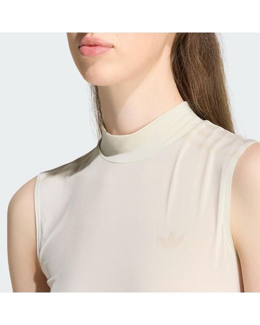 Adidas Natural Originals By Jennie Sheer Sleeveless Bodysuit