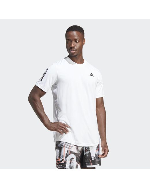 Club 3-stripes Tennis di Adidas in White da Uomo