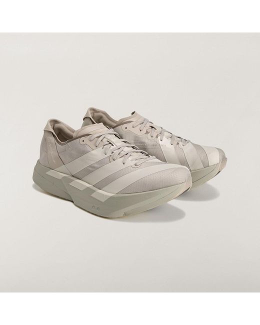 Adidas Gray Y-3 Adios Pro 4 Shoes for men