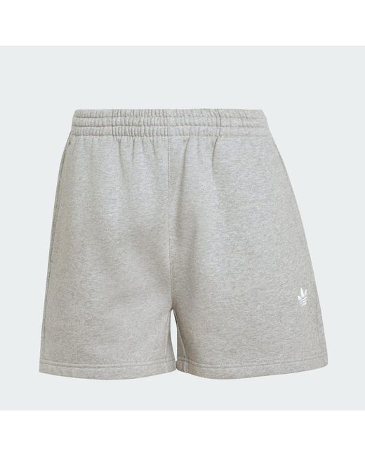 Adidas Gray Essentials Fleece Shorts