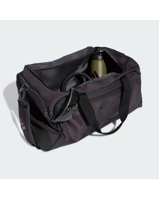 Adidas Black Training Defender Graphic Duffle Bag Small