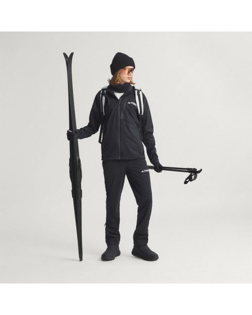 Adidas Blue Terrex Xperior Cross-Country Ski Softshell Jacket for men