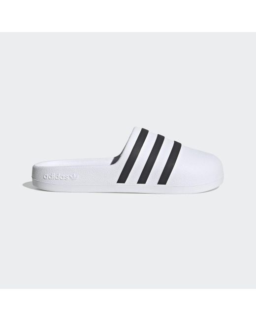 Adidas White Adifom Adilette Slides for men