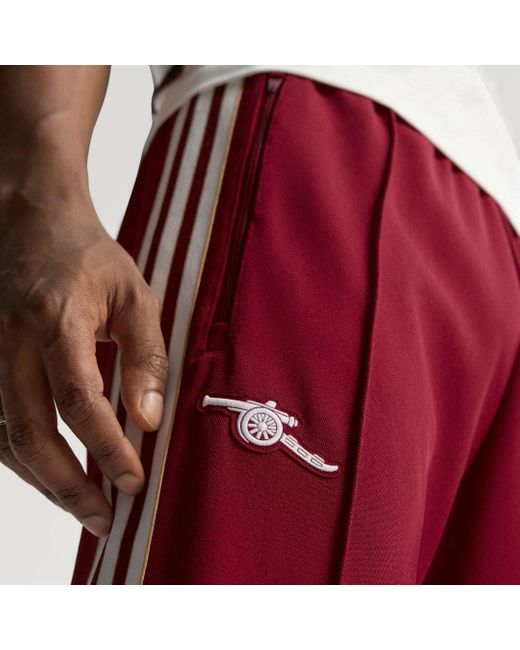 Pantaloni Da Allenamento Terrace Icons Arsenal Fc di Adidas in Red da Uomo