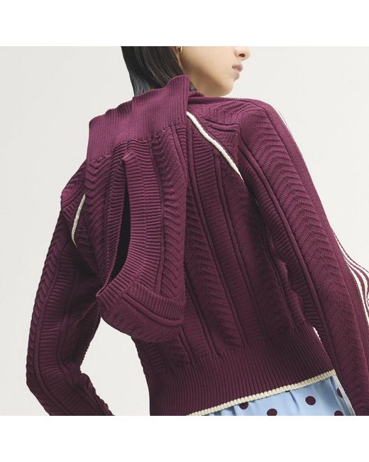 Adidas Red Sst Track Top