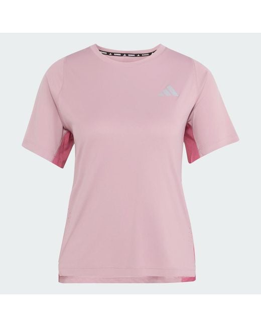 Adidas Red Adi365Breeze Running T-Shirt
