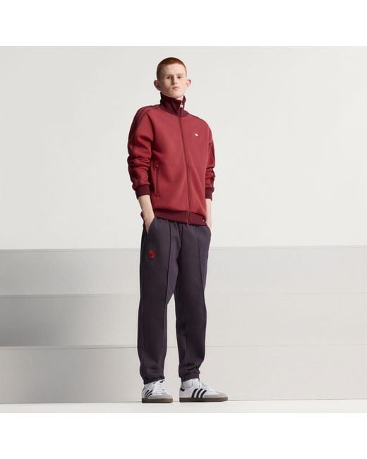 Adidas Purple Fc Bayern Terrace Icons Drill Tracksuit Bottoms for men
