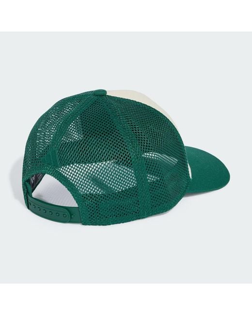 Adidas Green Stadium Graphic Trucker Cap