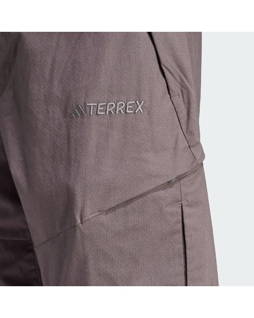 Adidas Gray Terrex Xploric Shorts for men