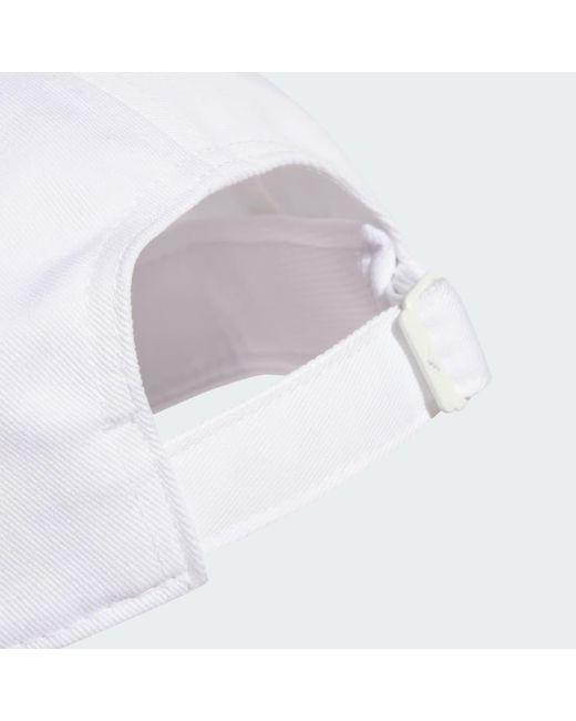 Adidas White 3-Stripes New Logo Baseball Cap
